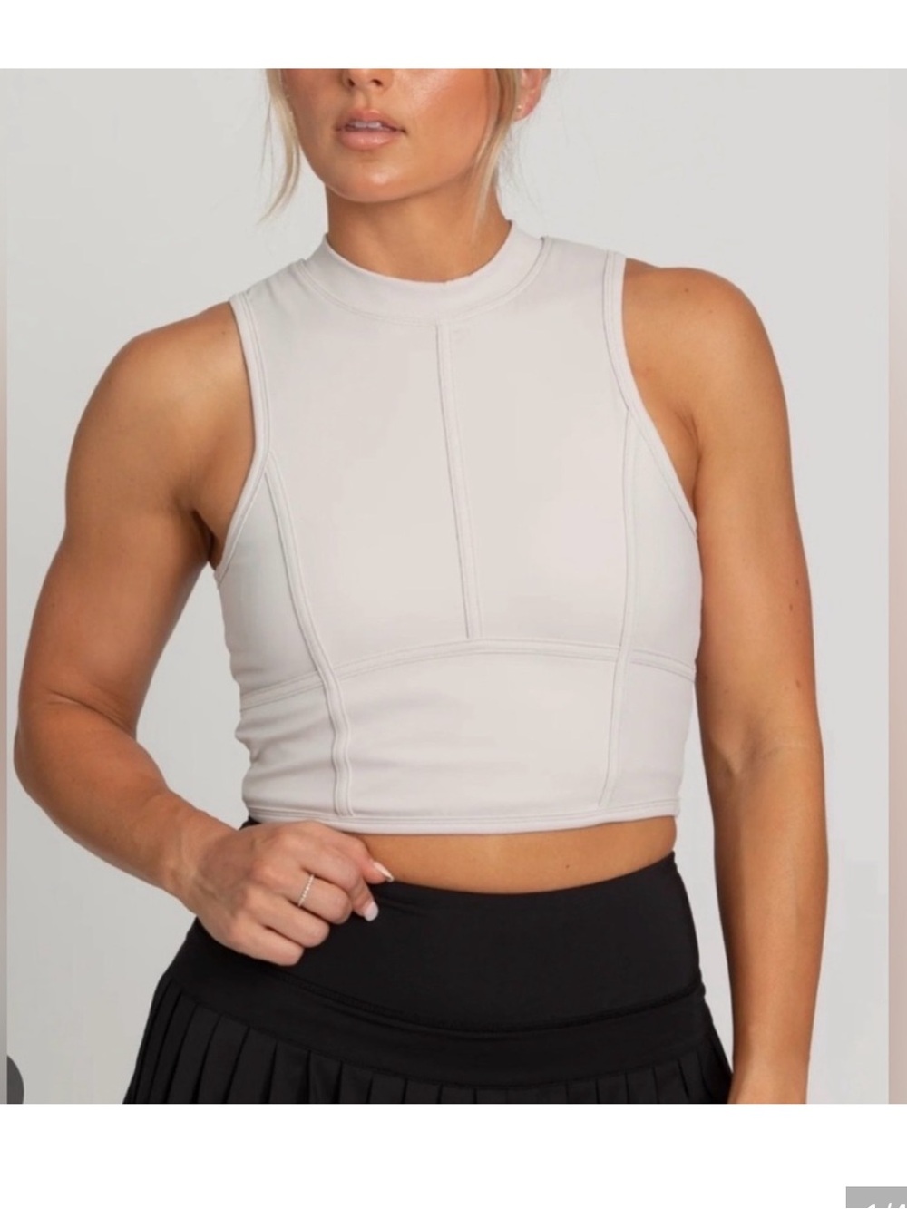 Gold Hinge workout top
